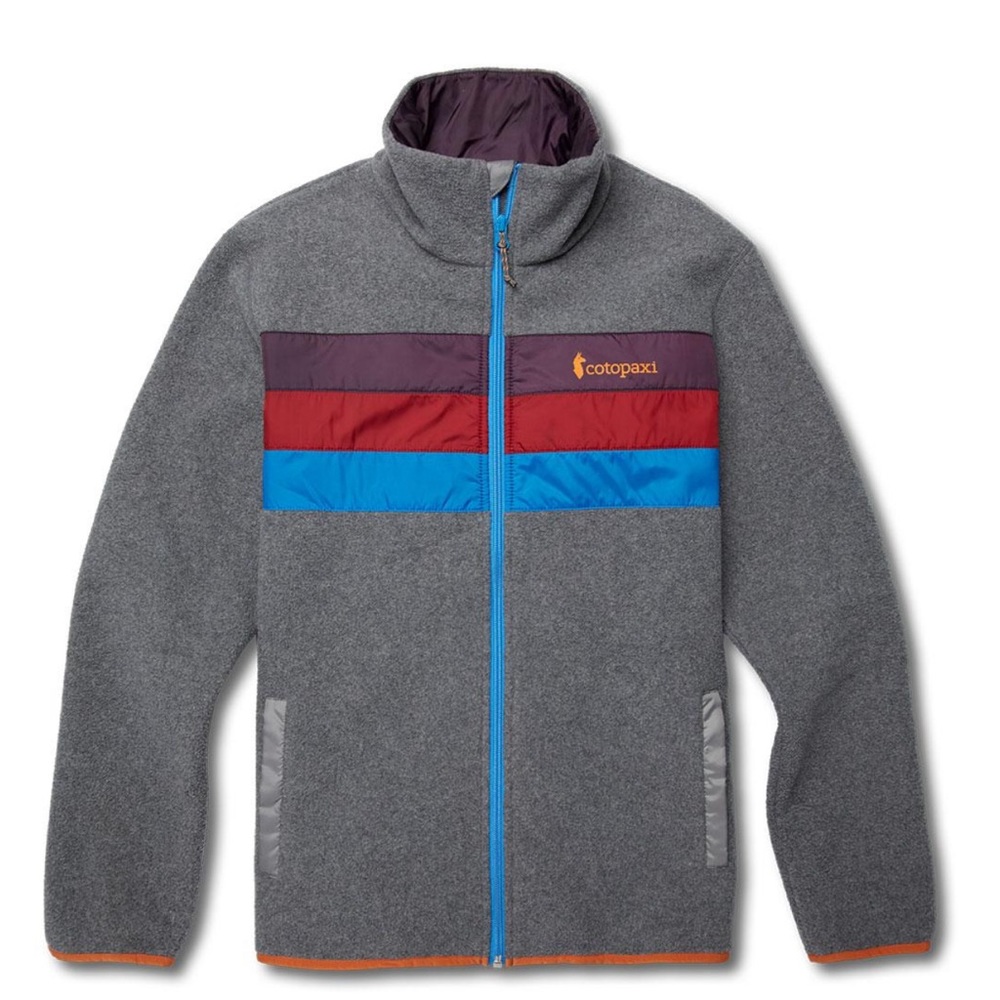 Cotopaxi Men’s Gray Teca Fleece Full Zip Jacket, Size M